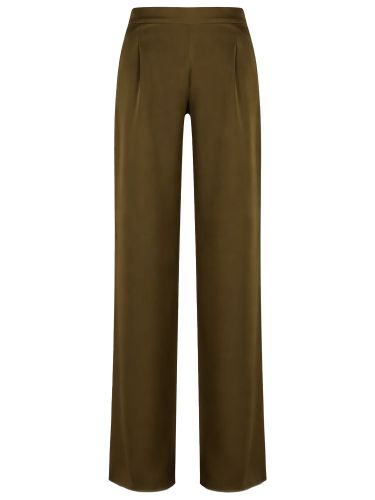 Envers satin tailored pants - max mara studio - Modalova