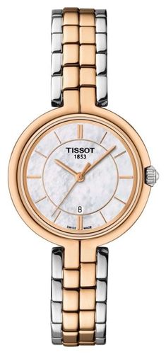 T0942102211100 Women's Flamingo Plated MOP Watch - Tissot - Modalova