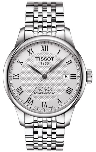 T0064071103300 Men's Le Locle Powermatic 80 Automatic Watch - Tissot - Modalova