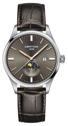 C0334571608100 Men's | DS 8 Chrono Moon Phase Watch - Certina - Modalova