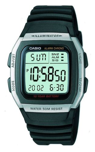 W-96H-1AVES Digital Retro Illuminator (35.7mm) Digital Watch - Casio - Modalova