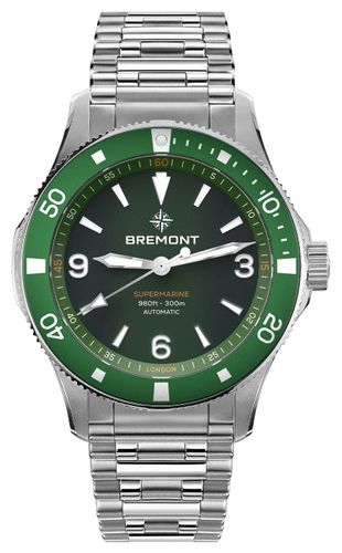SM40-ND-SS-GN-B Supermarine 300M Automatic (40mm) Watch - Bremont - Modalova