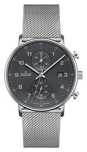 Men's Form C Chronoscope Mesh Watch - Junghans - Modalova