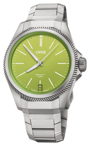 SET ProPilot X Kermit Edition Calibre Watch - ORIS - Modalova