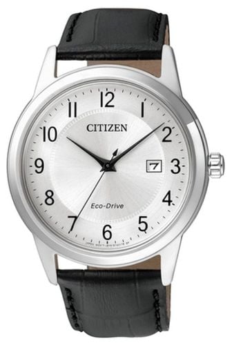 AW1231-07A Men's Eco-Drive Leather Strap Watch - Citizen - Modalova