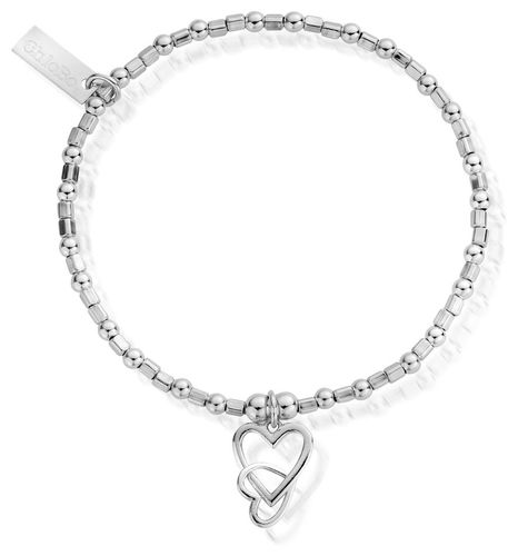 SBCFB572 Women's | Interlocking Love Heart | Bracelet Jewellery - ChloBo - Modalova