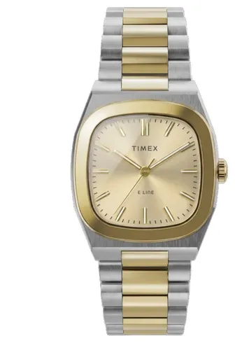 TW6A00800 Quartz E Line 30mm Two-Tone Stainless Watch - Timex - Modalova