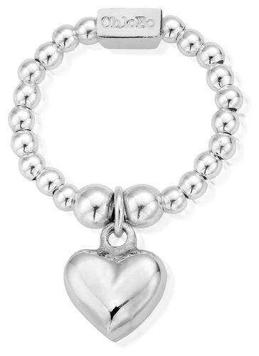 SRM2023 Mini Puffed Heart Ring Medium Jewellery - ChloBo - Modalova