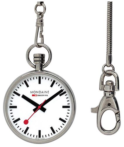 A660.30316.11SBB Official Swiss Railways Pocket Watch - Mondaine - Modalova