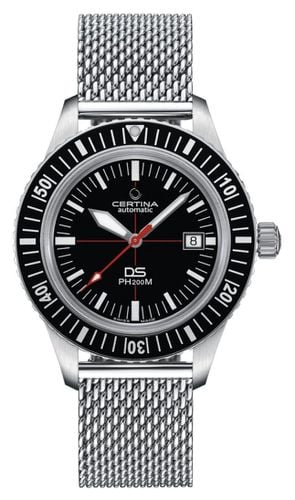 C0364071105000 | DS PH200M | Stainless Mesh Bracelet Watch - Certina - Modalova