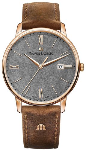 EL1118-PVP01-210-1 Eliros Date Textured Dial Watch - Maurice Lacroix - Modalova