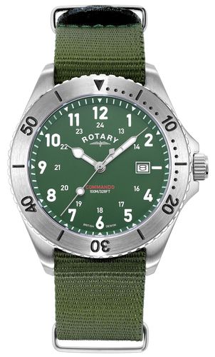 GS05475/56 Commando Quartz (40mm) Dial / Watch - Rotary - Modalova