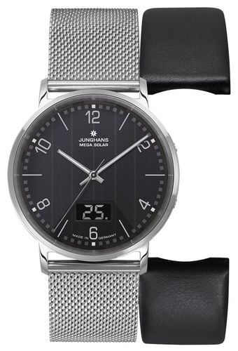 Milano Mega Solar Radio Controlled Mesh Watch - Junghans - Modalova