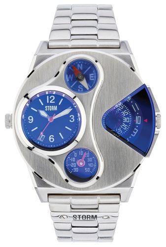 B V2 Navigator Lazer Dual Time Stainless Watch - STORM - Modalova