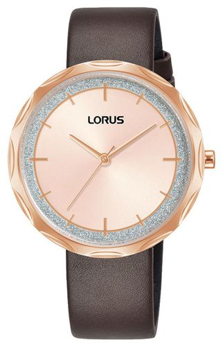 RG246WX9 Glitter Quartz (36mm) Rose-Gold Sunray Dial Watch - Lorus - Modalova