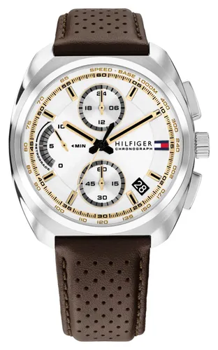 Cole Leather Sunray Dial Watch - Tommy Hilfiger - Modalova