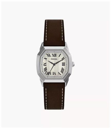 FS6214 Harlow 33 mm Three-Hand Leather Watch - Fossil - Modalova
