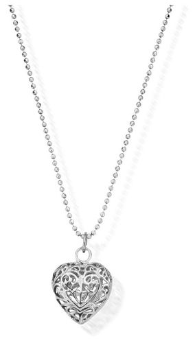 SCDC1050 Diamond Cut Chain | With Filigree Heart | Jewellery - ChloBo - Modalova