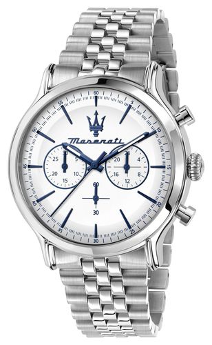 Men's Epoca (42mm) Chronograph Dial / Watch - Maserati - Modalova