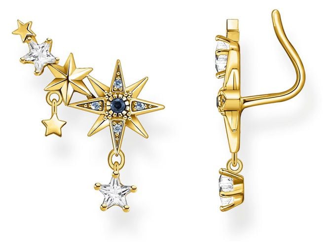 Royalty Stars Gold Plated Ear Climbers H2223-959 Jewellery - Thomas Sabo - Modalova