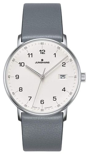 FORM Quartz calfskin strap 41/4885.00 Watch - Junghans - Modalova