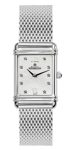 Women's Esprit Art Deco Steel Mesh Watch - Herbelin - Modalova