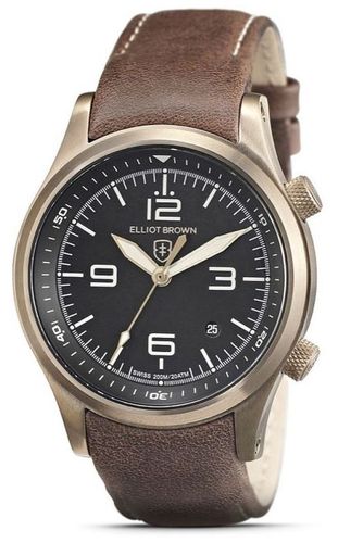 Elliot Canford Quartz Bronze (44mm) Matt Dial / Watch - Elliot Brown - Modalova