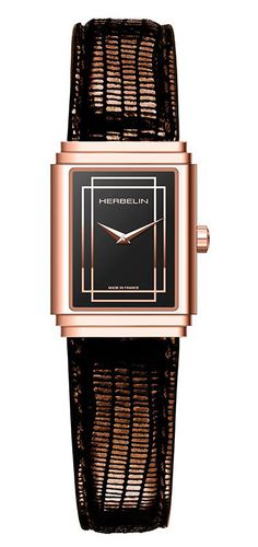 Montre Art Deco 1925s Empire Rose Tone Watch - Herbelin - Modalova