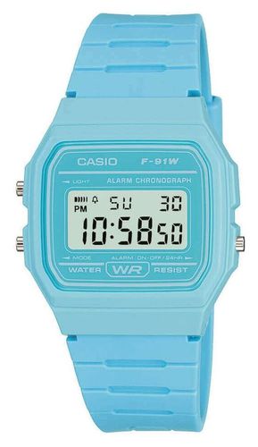 Vintage F-91W (35.2mm) Digital Dial / Light Resin Watch - Casio - Modalova