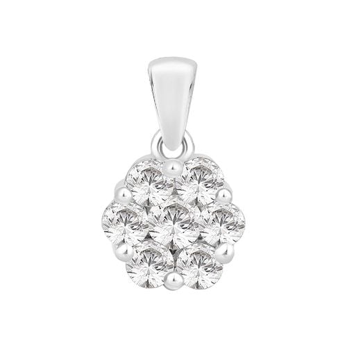 Seven Stone Round Cluster Pendant (0. Jewellery - Perfection Crystals - Modalova