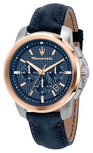 Men's Successo (44mm) Chronograph Dial / Watch - Maserati - Modalova