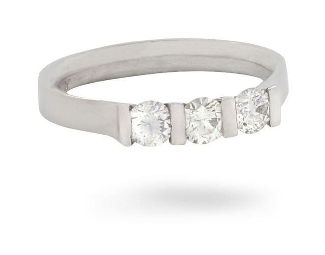Stone Tension Set Diamond Ring JM1401 Jewellery - James Moore - Modalova