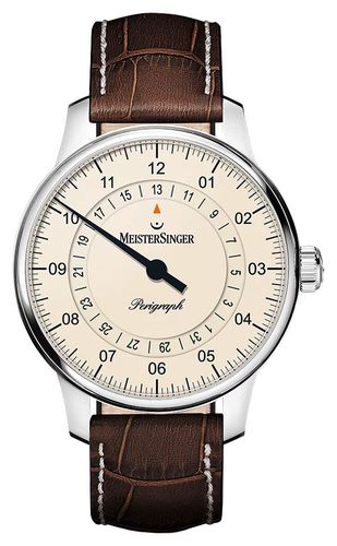 Perigraph (38mm) Dial / Leather Watch - MeisterSinger - Modalova