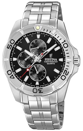 Men's Multi-Function With Steel Bracelet Watch - Festina - Modalova