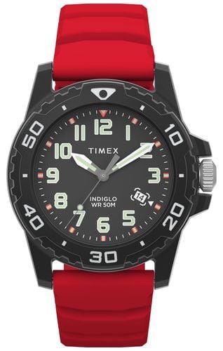 Diver Style (42mm) Dial / Silicone Strap Watch - Timex - Modalova