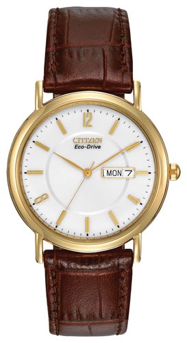 Eco-Drive Leather Strap BM8242-08A Watch - Citizen - Modalova