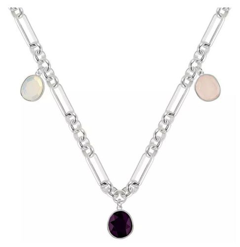 Radley Multicoloured Stone Charm Silver Necklace Jewellery - Radley Jewellery - Modalova