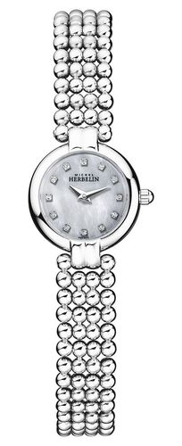 Women's Perle (21mm) Mother-of-Pearl / Stainless Watch - Herbelin - Modalova