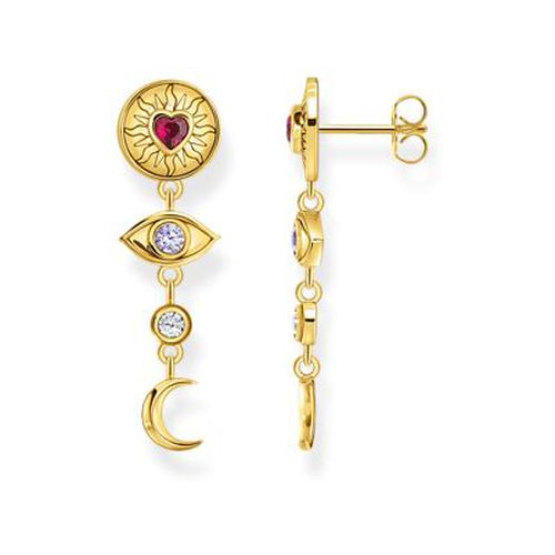 Ladies 3D Symbols And Colourful Stones Yellow Jewellery - Thomas Sabo - Modalova