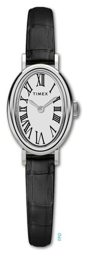 Cavatina (19mm) Dial / Leather Strap Watch - Timex - Modalova