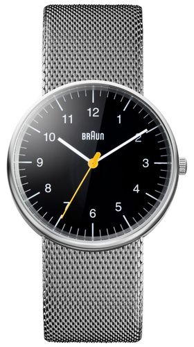 Unisex Steel Mesh Bracelet BN0021BKSLMHG Watch - Braun - Modalova