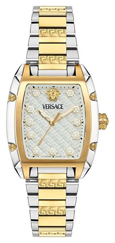 DOMINUS (36mm) Dial / Two-Tone Stainless Watch - Versace - Modalova