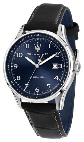 Men's Sorpasso (42mm) Dial / Leather Watch - Maserati - Modalova