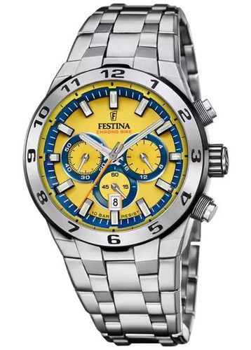 Men's Chrono Bike 2024 (44.5mm) Dial / Watch - Festina - Modalova