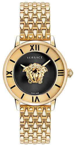 LA MEDUSA (38mm) Dial / PVD Stainless Watch - Versace - Modalova