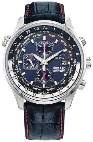 Red Arrows Chronograph Eco-Drive Leather CA0081 Watch - Citizen - Modalova