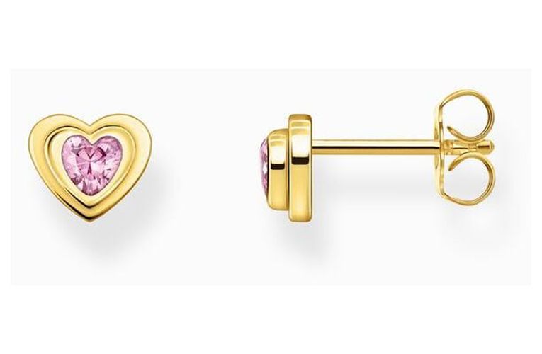 Ladies Zirconia Heart Shape Yellow Gold Jewellery - Thomas Sabo - Modalova