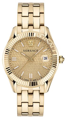 GRECA TIME (41mm) Dial / PVD Stainless Watch - Versace - Modalova