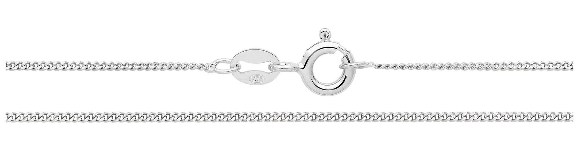 Silver Fine Curb Chain 20" G1039/20 Jewellery - James Moore TH - Modalova