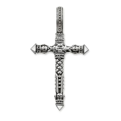 Cross Pendant 925 Sterling Silver PE503-001-12 Jewellery - Thomas Sabo - Modalova